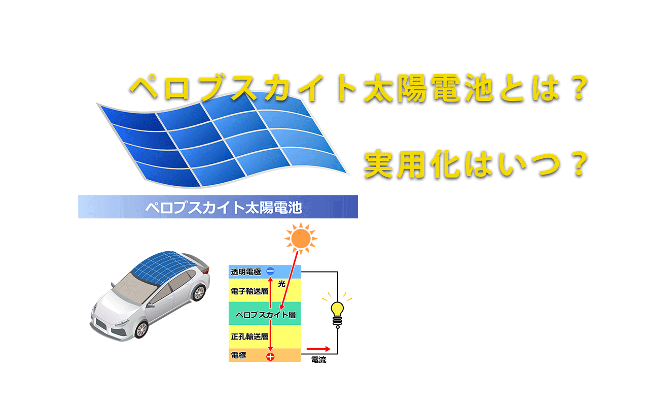 ペロブスカイト太陽電池とは？ 実用化はいつ？