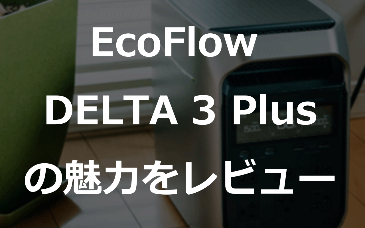 DELTA 3 PLUSレビュー