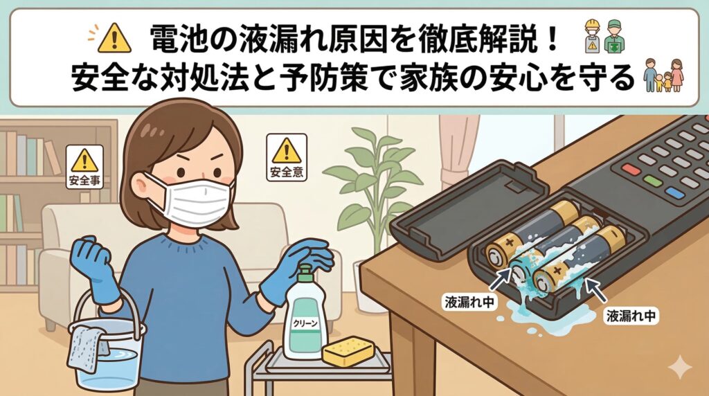 手袋とマスクをつけて掃除の準備をする画像