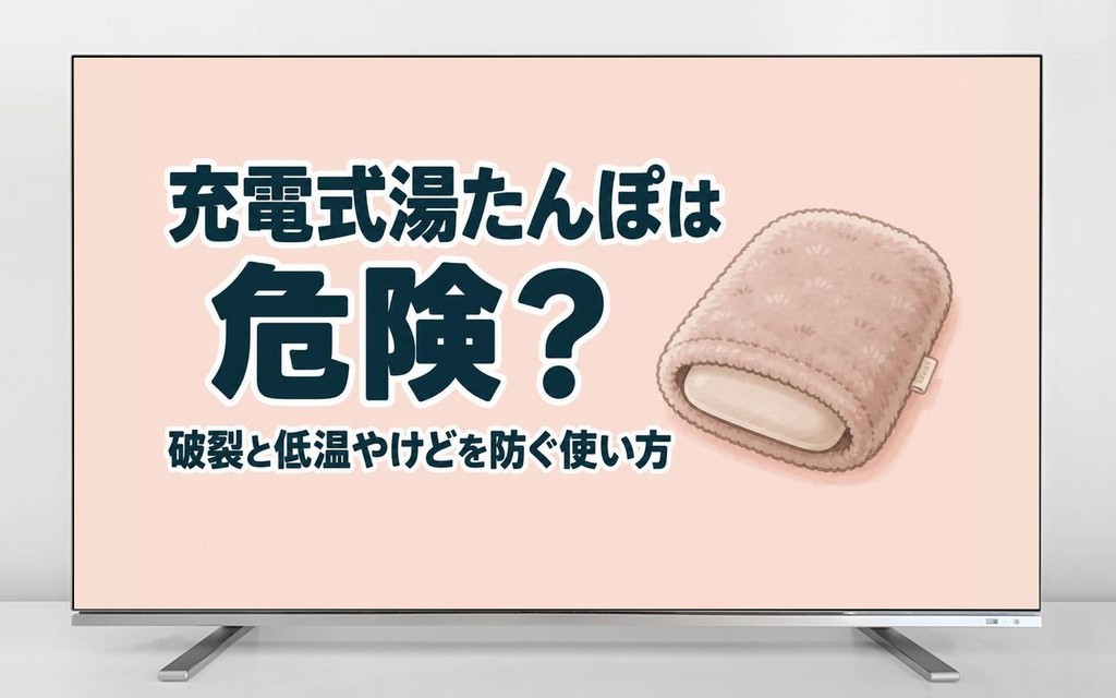 充電式湯たんぽは危険？破裂・低温やけどの原因と寝るときの安全な使い方